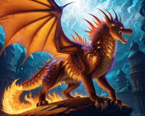 Anthropomorphic Monster, Fur, Mane, Wolf Dragon, Canine, Sil... — Stable Diffusion AI Prompt: anthropomorphic monster, fur, mane, wolf dragon, canine, ((silavra art style)),...