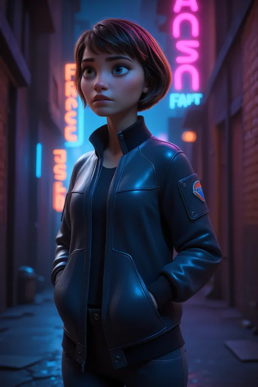 Pixar Animation, Pixar Style, Pixar, 3d, 3d Render, 1girl, S...