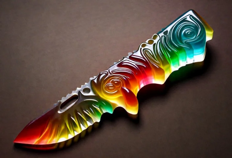 Gummymorph, A Knife