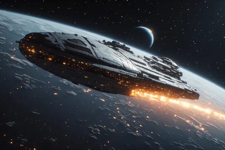 A Planet-sized Generational Spacecraft Of Budgetted Design,...