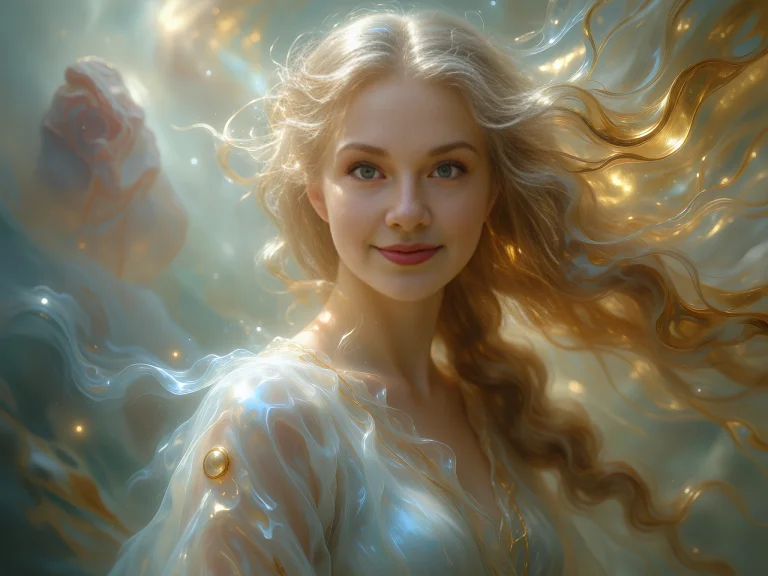 A Surreal, Dreamlike Digital Artwork Blending Elements Of Fa...