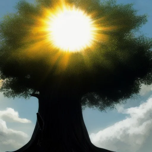 Tree, Sun, 8907 No Human, No Furry, No Animal