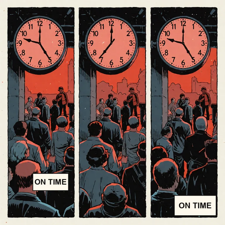 Technique Sequential Comic-panel Clock Design. A Single Edit...