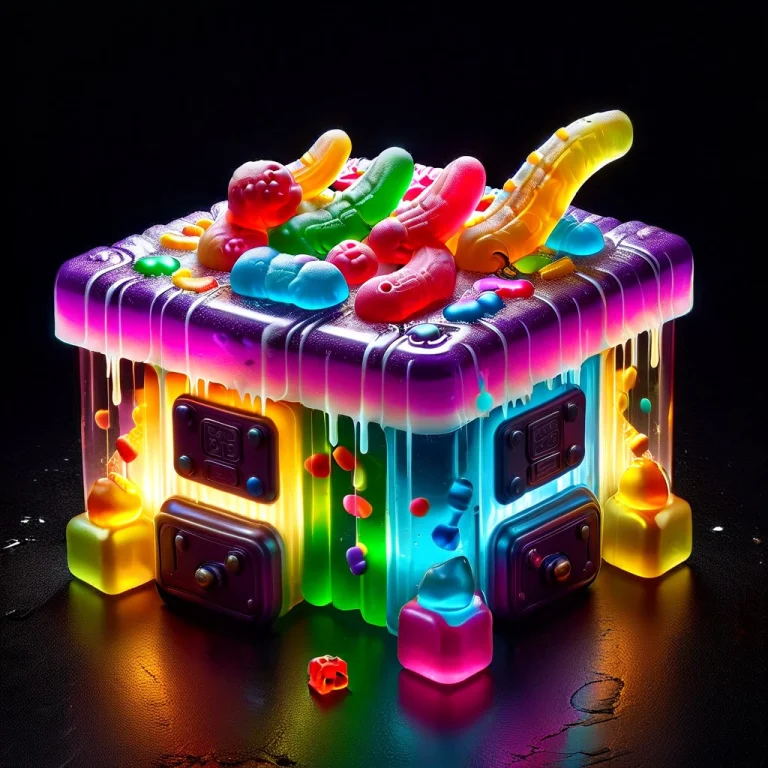 Gummymorph, Pys-xl, Mad-mtrx, Glowing, Miniature Candy Warzo...