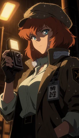 Dark Anime Masterpiece, 916 Wallpaper. April Oneil In A Noir... — Stable Diffusion AI Prompt: Dark anime masterpiece, 9:16 wallpaper. April O'Neil in a noir detective style,...