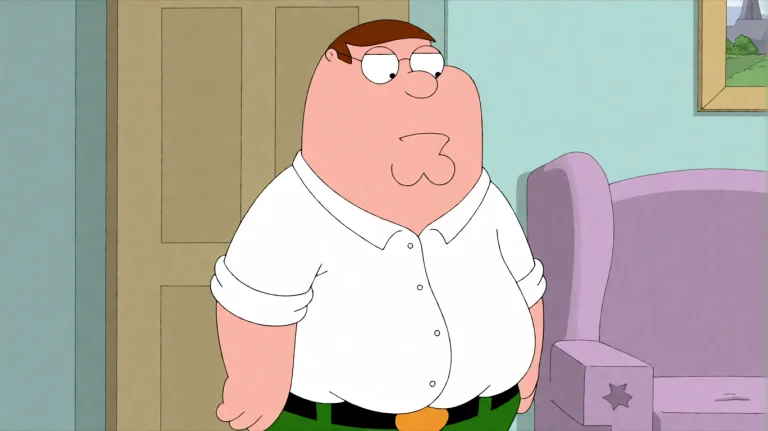 Fmlygyssn12, A Large, Round Man In A White Shirt And Green P...