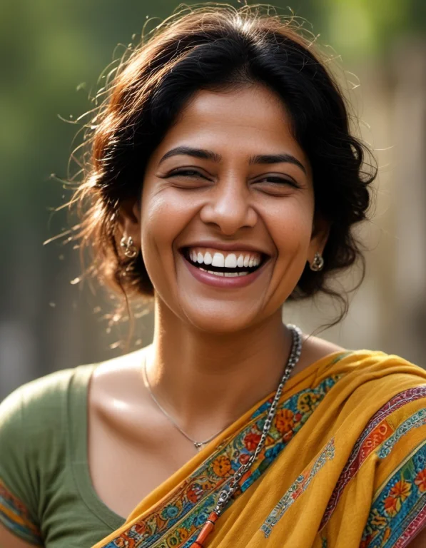 Chauhana Beautiful Woman Laughing