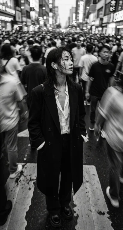 Black And White Cinematic Street Photography, Straight 916 C...