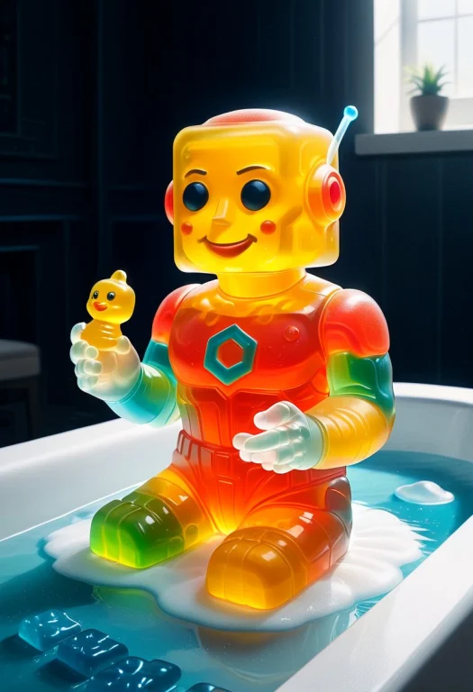 Gummymorph, Masterpiece, Aesthetic, Digital Art, Parody Sci-...