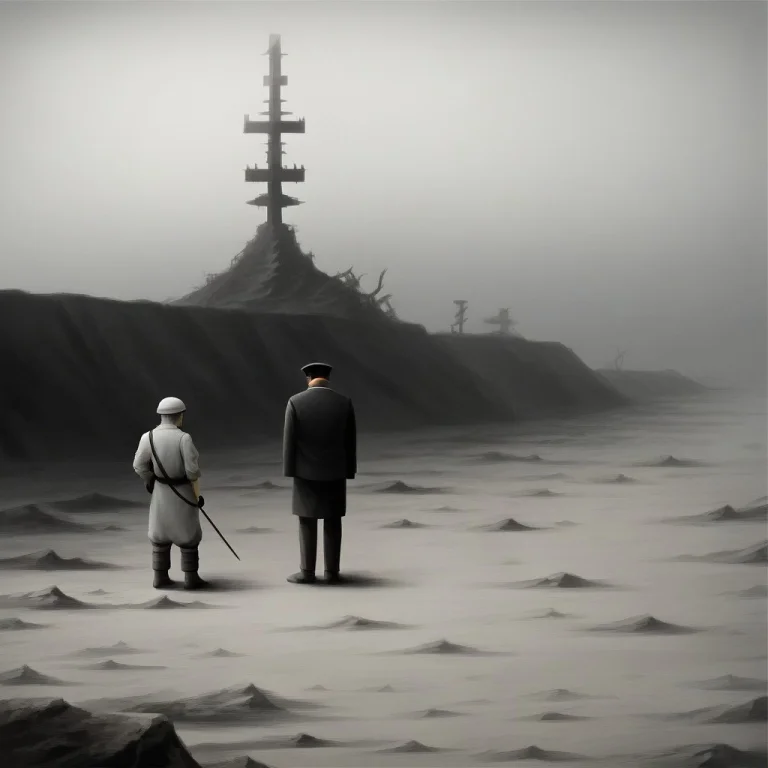 Illustrate For Me An Apocalyptic Landscape Full Of Hatred, A...