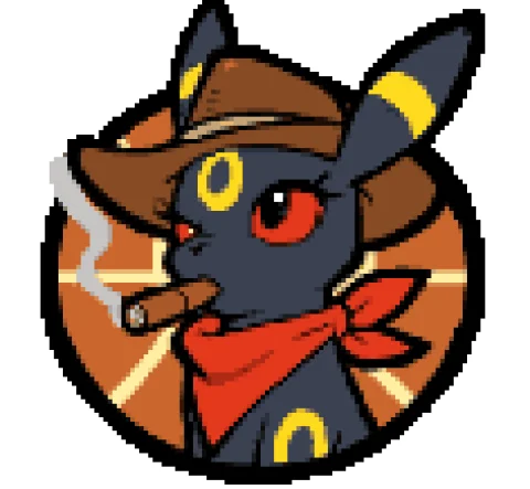 Pixel Art, 1girl, Solo, Upper Body, Umbreon, Pokemon Creatur... — Stable Diffusion AI Prompt: pixel art, 1girl, solo, upper body, umbreon, pokemon \(creature\), red sclera, b...