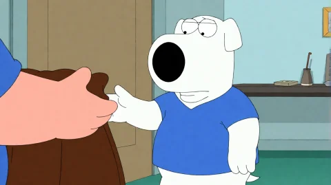 Fmlygyssn15, A White Dog In A Blue Polo Shirt And Brown Pant... — Stable Diffusion AI Prompt: fmlygyssn15, A white dog in a blue polo shirt and brown pants stands.
