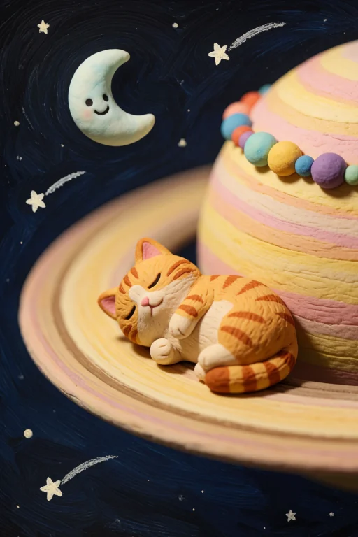 An Adorable Handcrafted Claymation Macro Photograph Set In A...