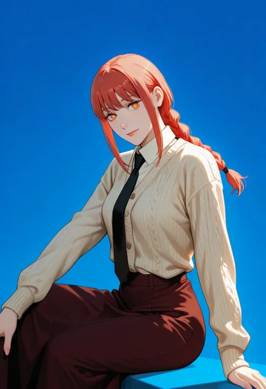 Loramakima0.8, Makima, Chainsaw Man, 1girl, Solo, Masterpiec...