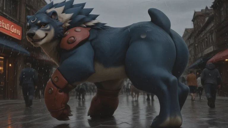 Loragr1zzlymonv11, Gr1zzlymon, Digimon, Detailed 3d Digital...