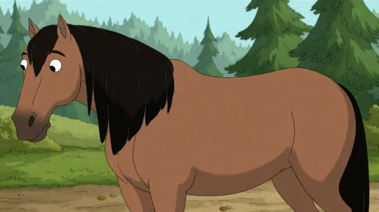 Fmlygyssn07, A Brown Horse With A Dark Mane And Tail Stands...