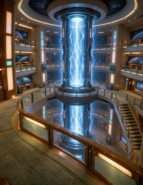 033 F3d3r4t10n Sh1p, Warp Core Engineering, Wide Main-deck V...