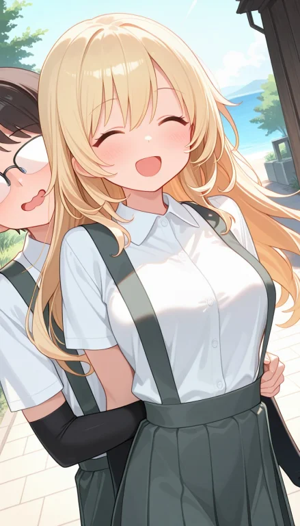 2person,partiallyopaqueglasses1.7,asashio-class Uniform,susp...