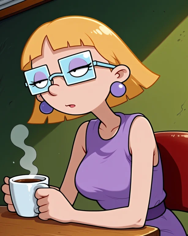 Loraheyarnoldstyleanimamix50.7 Heyarnoldstyle, 1girl, Solo,...