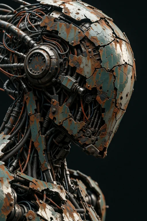 Sentence 1 A Mechanical Entity Composed Of Corroded Metal An...