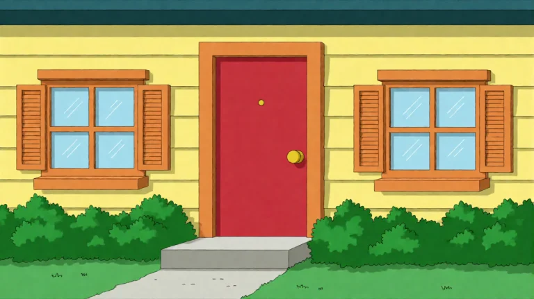 Fmlygyssn19, A Bright Yellow House With Orange-trimmed Windo...