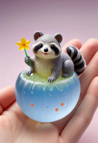 Gummymorph, A Whimsical Scene Unfolds High Above A Sea Of Cr... — SDXL AI Prompt: gummymorph, A whimsical scene unfolds high above a sea of crimson clouds, captur...
