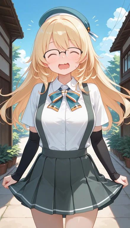 Partiallyopaqueglasses1.7,asashio-class Uniform,suspender Sk...