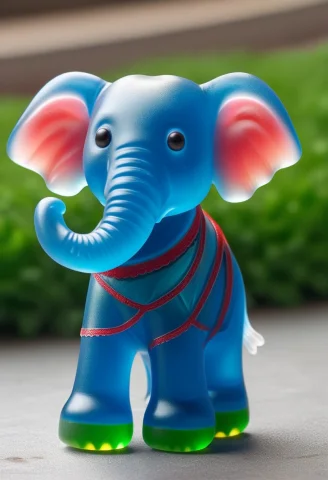Gummymorph, Gummymorph Elephant3, Solo2, Anatomically Correc... — SDXL AI Prompt: gummymorph, (gummymorph elephant:3), (solo:2), (anatomically correct:2.5), (solo...