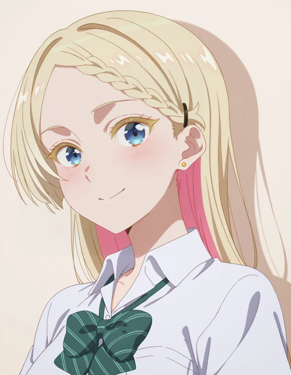1girl, Solo, Kurusu Seira, Blue Eyes, Colored Eyelashes, Bra...