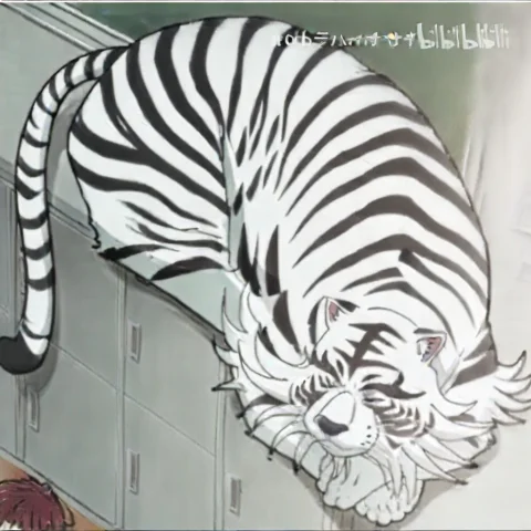 White Fur, Black Stripes, Feral, Eyes Closed, Tiger, Worst Q... — Stable Diffusion AI Prompt: white fur, black stripes, Feral, eyes closed, tiger, worst quality, anime screen...