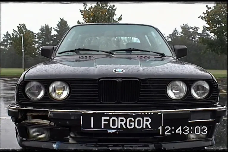 V8s, Black Bmw E30, Front View, Visible Headlight Details, D...