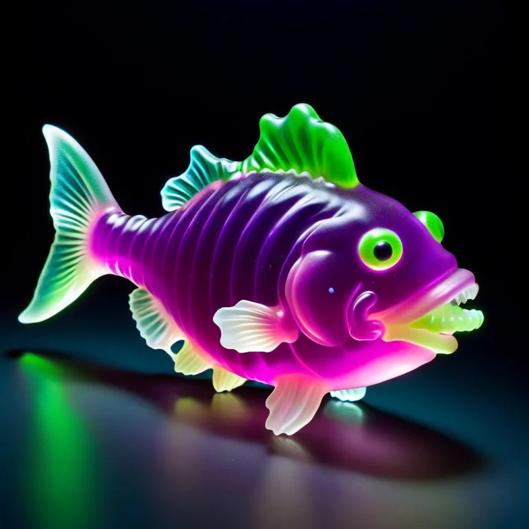 A Deep Sea Anglerfish Made Of Gummy Candy, Gummymorph, Trans...