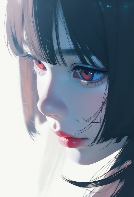N8t-ru, A Close-up, Extreme Face Focus Of A Megumin From Kon...