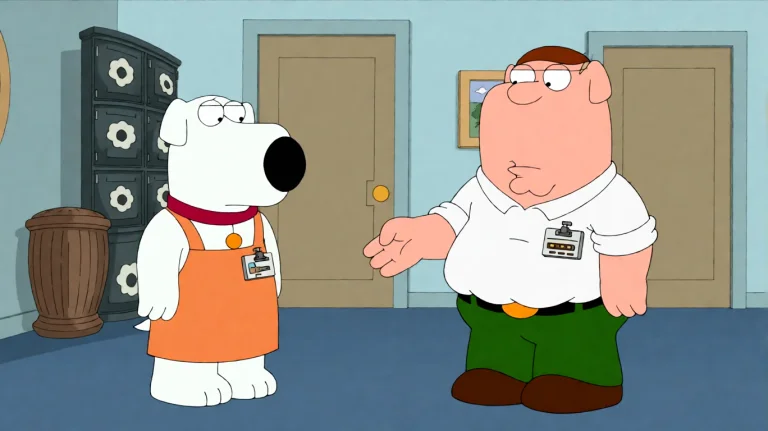Fmlygyssn15, A White Dog Wearing An Orange Work Apron With A...