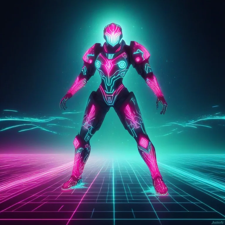Spaceship Neon Glow  The Overall Vibrant, Luminous Light Tha...