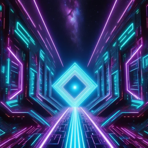 A Giant Cosmic Zipper Opening The Fabric Of The Universe, In... — SDXL AI Prompt: a giant cosmic zipper opening the fabric of the universe, inside the rip is a hy...