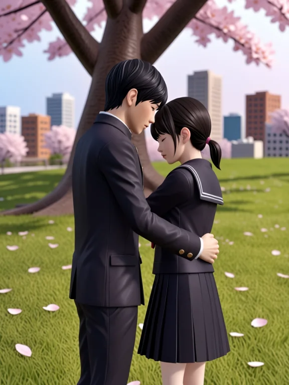In This High-quality 3d Anime-style Image, A Slim, Tall Male...