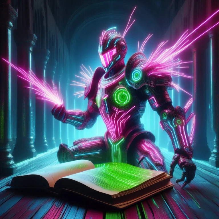 A High-octane Fusion Of High-fantasy And Cyberpunk Aesthetic...