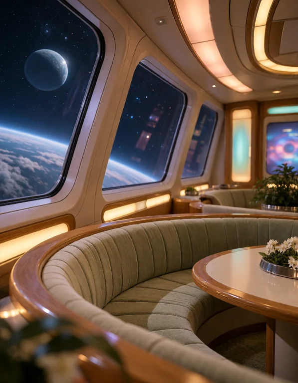 008 F3d3r4t10n Sh1p, Observation Lounge, Diagonal View Along...