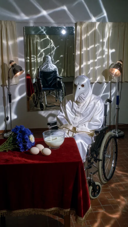 Dclumnefct. Eye-level Photograph Of A Small Ceremonial Room...