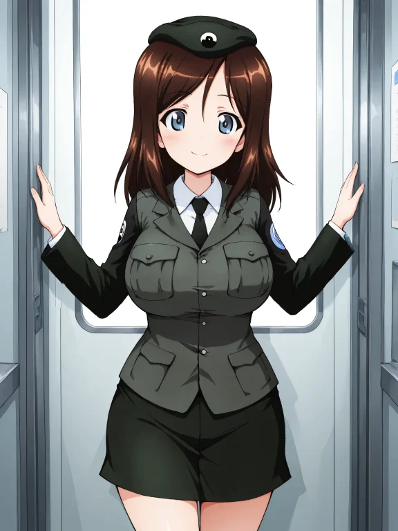 Megumi Girls Und Panzer,selection University Military Unifor...