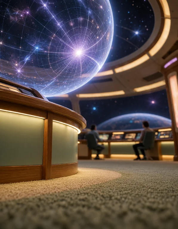 042 F3d3r4t10n Sh1p, Stellar Cartography, Ground-level View...