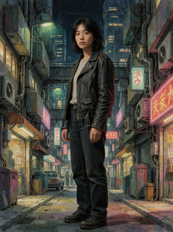 A Mixed-media Cinematic Image Showing A Real Live-action You...