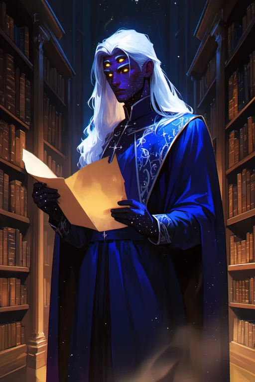 Highres, Absurdres,b1fr0nsx, A Tall Male Figure With Skin Re...