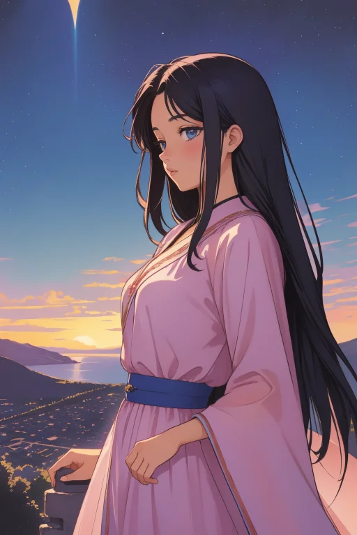 1girl, Lorahokuto0.75 Hokuto,  Colorful Art By Thophile Stei...