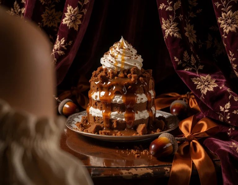 Ultra Hyperdetailed Photograph Of A Dramatic Parfait Centerp...