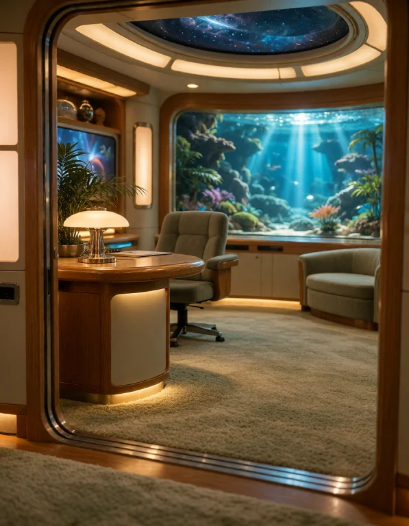 013 F3d3r4t10n Sh1p, Captains Quarters, Wide Doorway View, P...