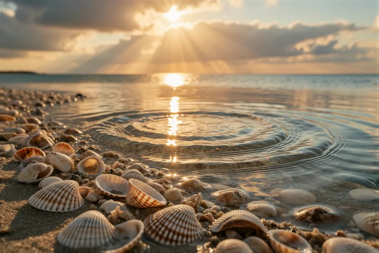 A Cinematic Landscape Photograph, Wide 32 Composition, Of A...