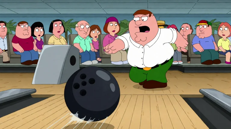 Fmlygyssn22, A Black Bowling Ball Is Captured Mid-motion, Co...