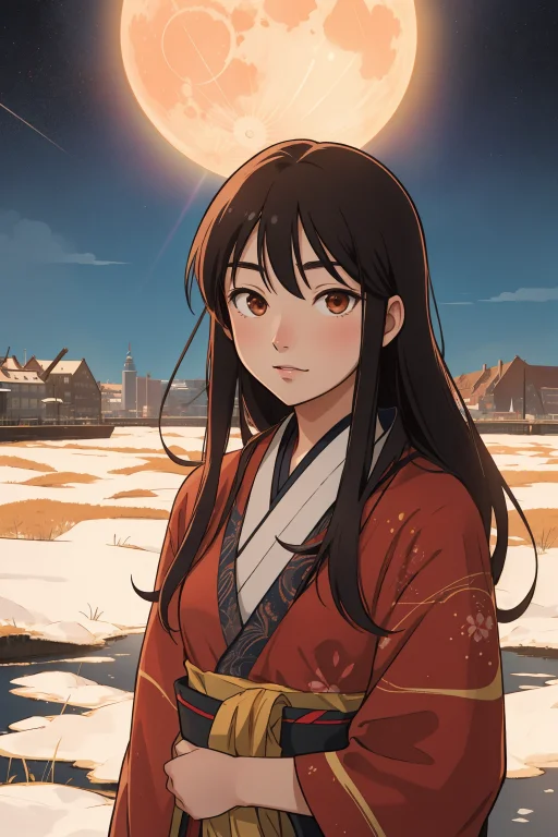 1girl, Lorakaiji0.7 Kaiji, Anime, Landscape Of A Heavenly My...